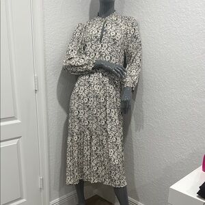 Floral Long Sleeve Dress